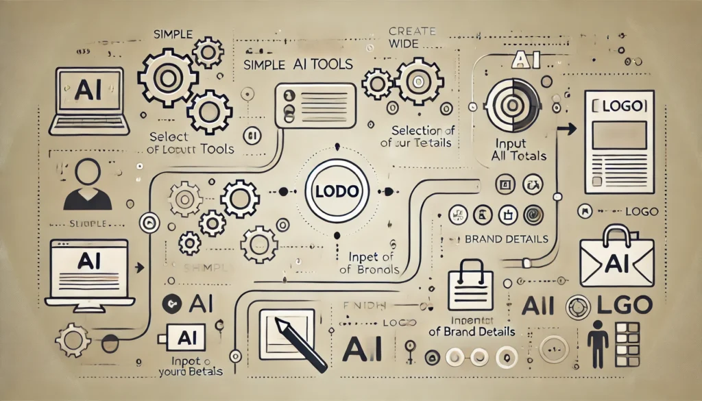 مراحل ساخت لوگو با هوش مصنوعی